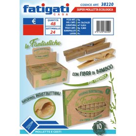MOLLETTE SUPER ECOL.BAMBU 10PZ