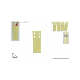 P/POSATE SEGNAPOSTO FELTRO BEIGE