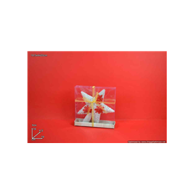 PUNTALE STELLA 20CM C/FIORI MERL.ROSSO