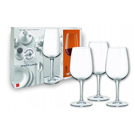 BICCHIERE CALICE 3PZ LARGE VINO ROSSO 50