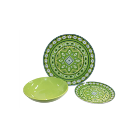 SERVIZIO PIATTI 18PZ I COORDINATI GREEN