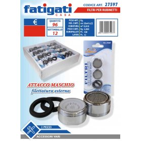 FILTRI X RUBINETTI 2PZ MASCHIO