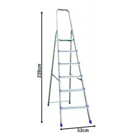SCALA DOMINA ALLUMINIO 7 GRADINI
