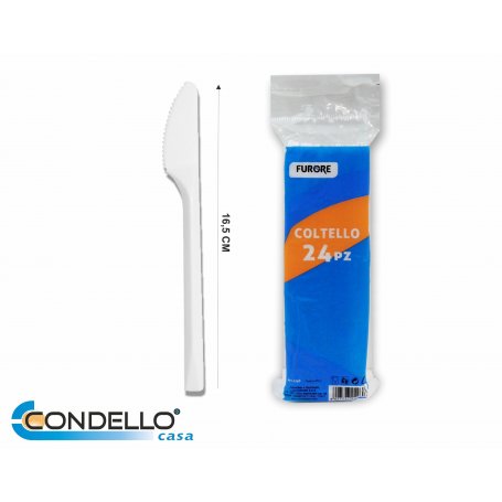 24 COLTELLO BIANCO MONOUSO