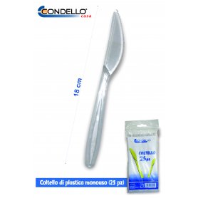 25 COLTELLO MONOUSO TRASP.