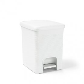 PATTUMIERA LOOP 16LT BIANCO