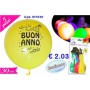 PALLONCINI C/LED BUON ANNO 5PZ