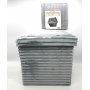 POUF QUADRATO VELLUTO RIGATO 38X38 GRIGI
