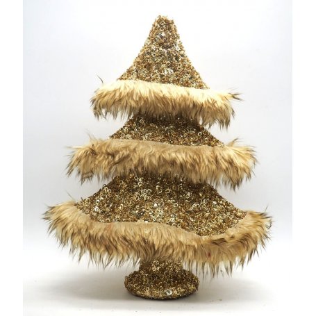 ALBERO NATALE C/PAILETTES 40X30X13.5