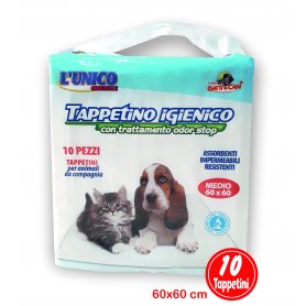 L'UNICO TAPPETO ANIMALI 60X60 10PZ