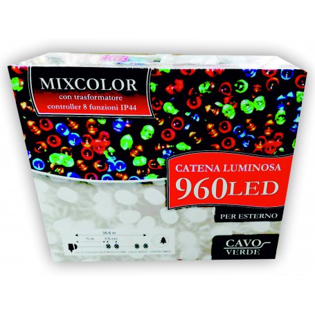 LUCI LED SERIE QUALITY 960L MIXCOLOR 8/F