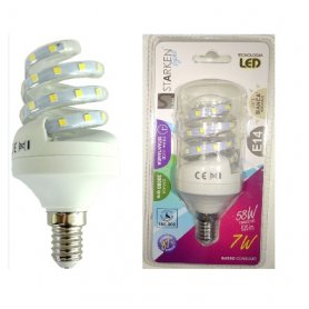 LAMP. LED SPIRALE 7W E14 L.FREDDA