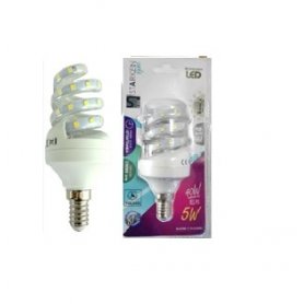 LAMP. LED SPIRALE 5W E27 L.FREDDA