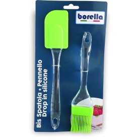 SPATOLA+PENNELLO SILICONE DROP