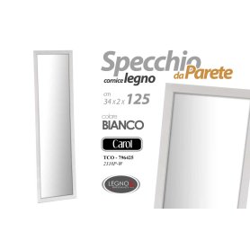 SPECCHIO CAROL BIANCO 35X125X2