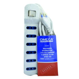 MULTIPRESA 6P BIPASSO 10/16A C/INTERR