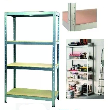 SCAFFALE METALLO 4 RIP.75X30X150H