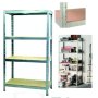 SCAFFALE METALLO 4 RIP.75X30X150H