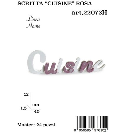 G.DI MARZO SCRITTA LEGNO "CUISINE"