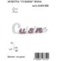 G.DI MARZO SCRITTA LEGNO "CUISINE"
