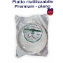PIATTO RIUTILIZZ.PREMIUM PIANO 20PZ