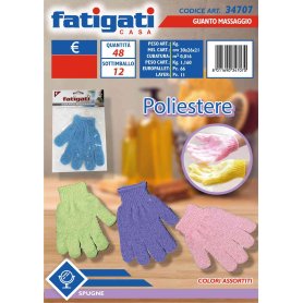 GUANTO MASSAGGIO POLIESTERE