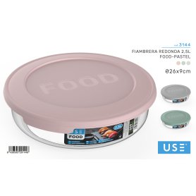 PORTA ALIMENTI ROT.2.5LT PASTEL