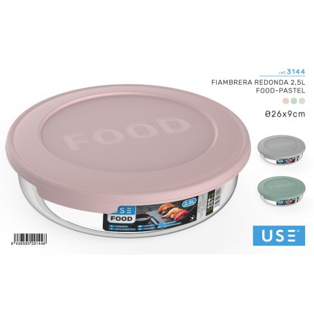 PORTA ALIMENTI ROT.2.5LT PASTEL