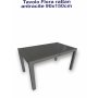 TAVOLO FLORA RATTAN ANTRACITE 90X150