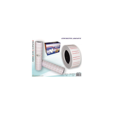 ETICHETTE ADESIVE 10ROLLI