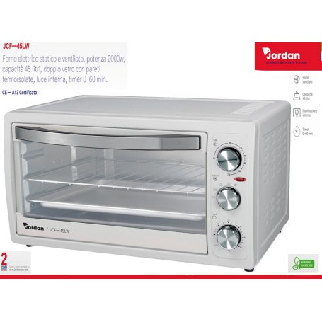 FORNO 45LT STATICO E VENTILATO BIANCO