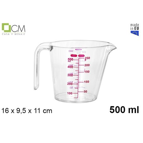 BROCCA IN PLASTICA GRADUATA 500ML