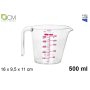BROCCA IN PLASTICA GRADUATA 500ML