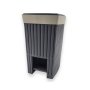 PATTUMIERA DOGA 20LT C/PED.GRIGIO