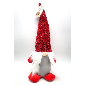 GNOMO PANNO H.50CM C/CAPPELLO PAILLETTES