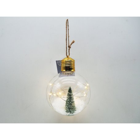 SFERA TRASPARENTE DA APP.D.10CM C/LUCI