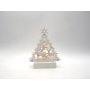 ALBERO LEGNO BIANCO C/RENNE H.20X14.5X4.