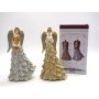 ANGELO VESTE FOGLIE ORO GLITTERATO