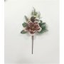 PICK C/FIORI C/FOGLIE H.45CM