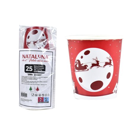 BICCHIERI CARTA 160ML 25PZ