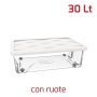 MULTIBOX STORAGE DUNE 30LT C/RUOTE COL.