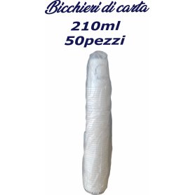 BICCHIERI CARTA 210ML X50