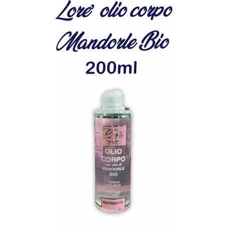 LORE' OLIO CORPO 200ML MANDORLE BIO