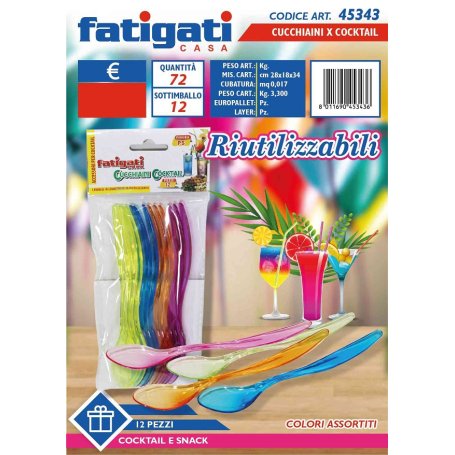 CUCCHIAINI COCKTAIL 12PZ