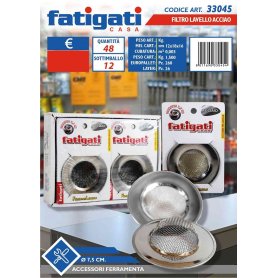 FILTRO LAVELLO ACCIAIO D.7.5CM