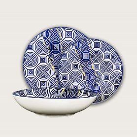 SERVIZIO PIATTI 18PZ TOKYO BLU