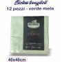TOVAGLIOLI BIOTESS 12PZ 40X40 VERDE MELA