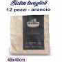 TOVAGLIOLI BIOTESS 12PZ 40X40 ARANCIONE