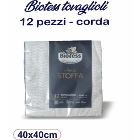 BIOTESS TOVAGLIOLI 12PZ 40X40 CORDA