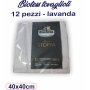 TOVAGLIOLI BIOTESS 12PZ 40X40 LAVANDA